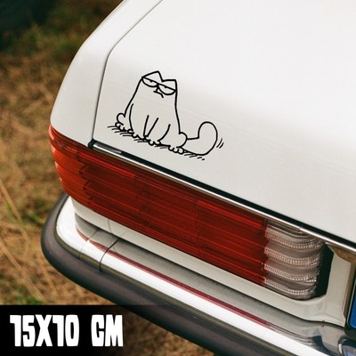 AUTO AUFKLEBER ''SIMON'S CAT SAUER'' 15X10CM TUNING STICKER KATZENLIEBHABER #0169