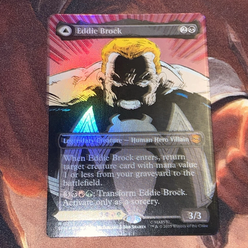 Eddie Brock Venom Lethal Protector X1 Mtg Spider Man Nm Foil Borderless 0233 - Image 2 of 4