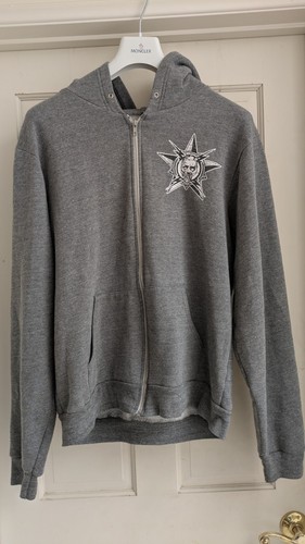Felpa zombie elettrica rara American Apparel full zip con cappuccio media/grande - Foto 1 di 18