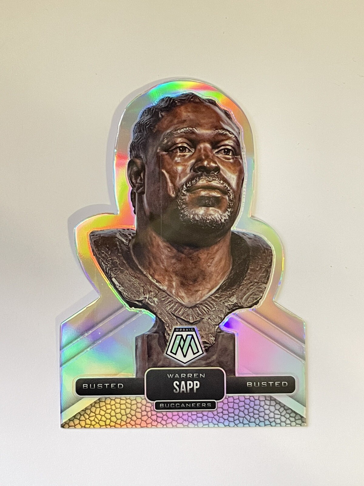 2021 Mosaic Warren Sapp Busted SSP CASE HIT!
