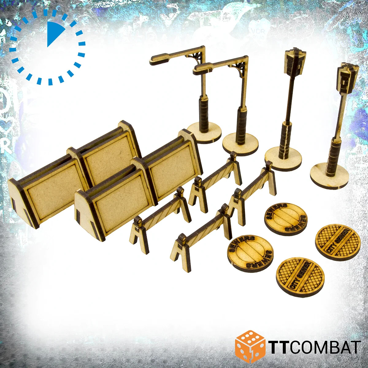 Décor Tabletop Scenics - City Streets - City Park Set