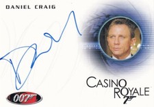 James Bond Autograph Card A110 Daniel Craig as James Bond