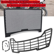 Motorcycle Headlight Protector Grille Guard Cover Protection Grill Compatible Wi