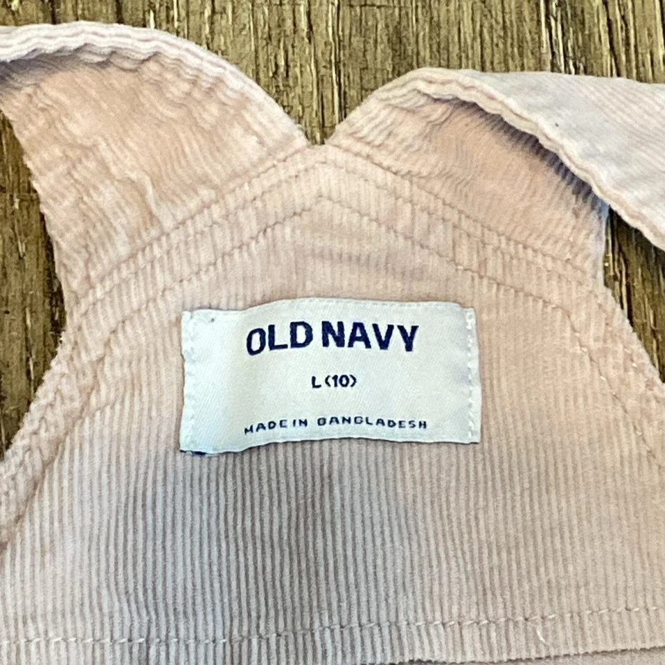 Old Navy Super Cute Girls Overall Dress ~ Pink ~ L 10 ~ Sleeveless - Image 2 of 3
