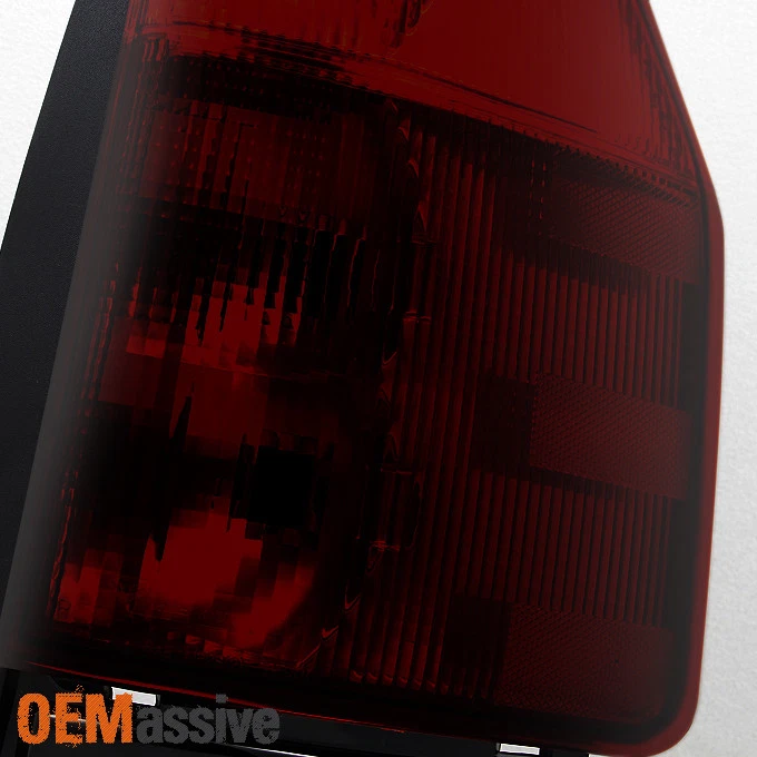 Luces traseras de repuesto Fit 02-09 GMC Envoy rojo oscuro L+R Foto 4 de 4