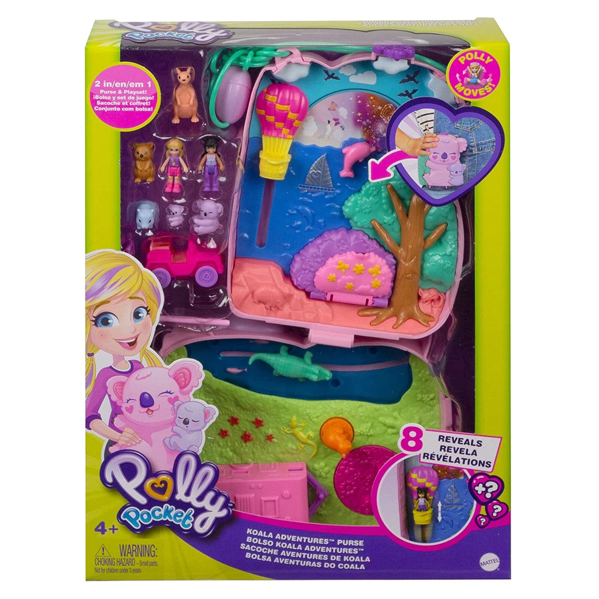 Koala Adventures Purse Polly Pocket, Toy Collection