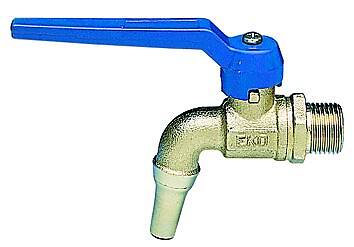 RUBINETTO SFERA C/BOCCHELLO OTTON.NICHELATO 3/4"