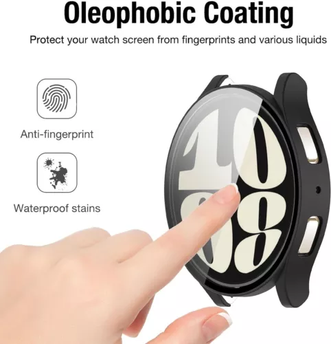 Funda para Samsung Galaxy Watch 6 40mm / 44mm Protector Cristal Carcasa Pantalla Lámina Blindada - Imagen 9 de 22