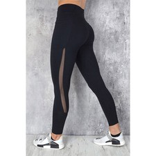 DreamNow Squat Proof Leggings High Waisted Yoga Pants Black Gym Workout Pockets