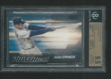 2018 Topps Stadium Club Power Zone George Springer Astros Black Sp 46/99 BGS 9.5