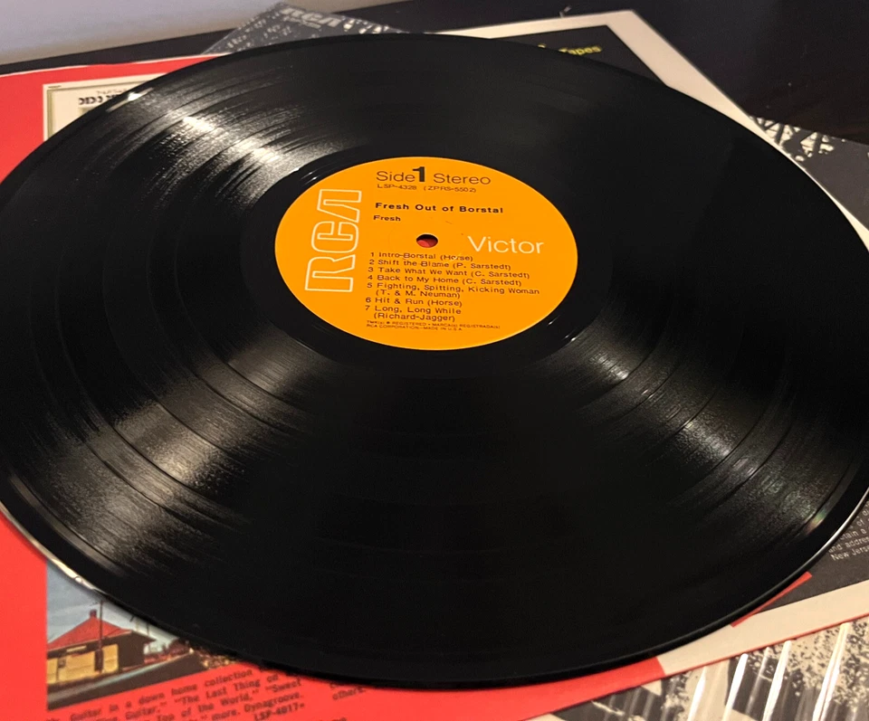 FRESH - Fresh Out Of Borstal (1970 Promo) - 12" Vinyl Record LP - VG+ - Image 4 of 4