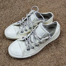 Converse CT All Star Shoes M3.5 W5.5 Leather Papyrus Egret Sneakers Casual 