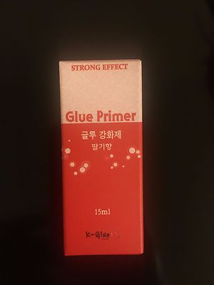 Glue Primer 15 ml For Individual Fake Eyelashes Extension Application Strawberry