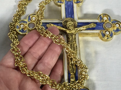 Indiana Jones, Cruz de Coronado, Metal Sólido, Oro, Réplica de Utilería Real, Firmado, - Imagen 4 de 11
