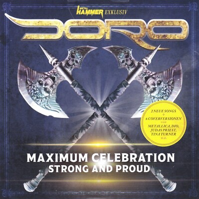 CD   DORO   2023   MAXIMUM CELEBRATION   STRONG AND PROUD   Cardsleeve-CD   OVP