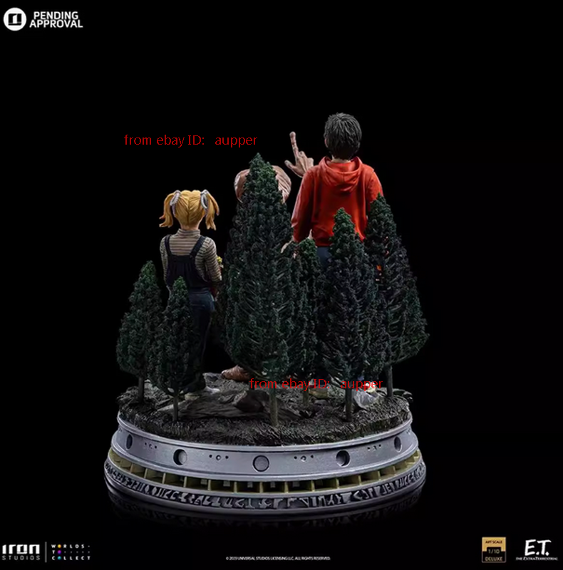 Iron Studios E.T. Elliot And Gertie Deluxe War Bds Art 1/10 Statue