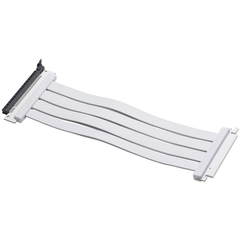Phanteks PCI-E 4.0 x16 Riser Flachband-Kabel 90 PH-CBRS4.0_FL30_WT01