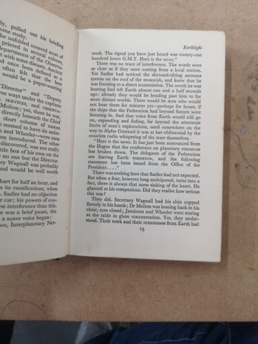 Arthur C. Clarke Earthlight 1955 1st Ed 2nd Impression. Sci-fi Book RARE - Picture 10 of 16
