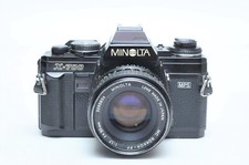 Minolta X-700 35mm SLR Film Camera/Function Back W/50mm F1.7 Manual Focus Lens