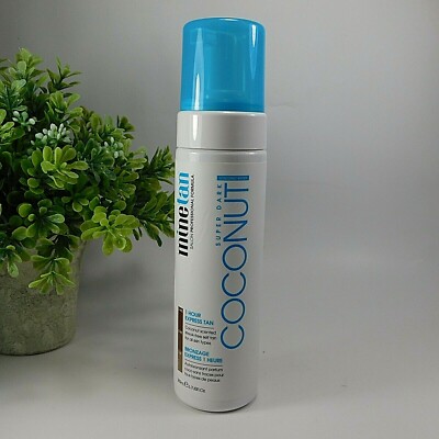 MineTan Super Dark COCONUT 1 Hour Express Tan Foam 6.7 oz New Not Sealed
