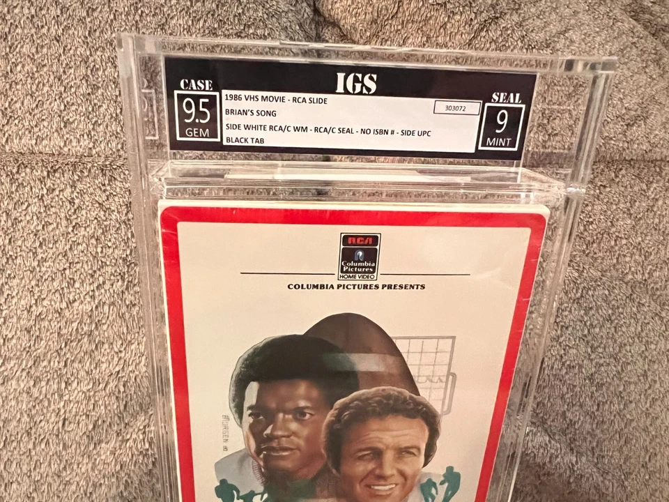 BRIAN'S SONG VHS IGS Graded Box 9.5 GEM Seal 9 MINT w/RCA Watermarks - Image 2 of 4