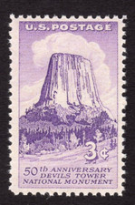 Scott #1084 Devils Tower Single Stamp - MNH Scott #1084 Devils Tower Single Stamp - MNH