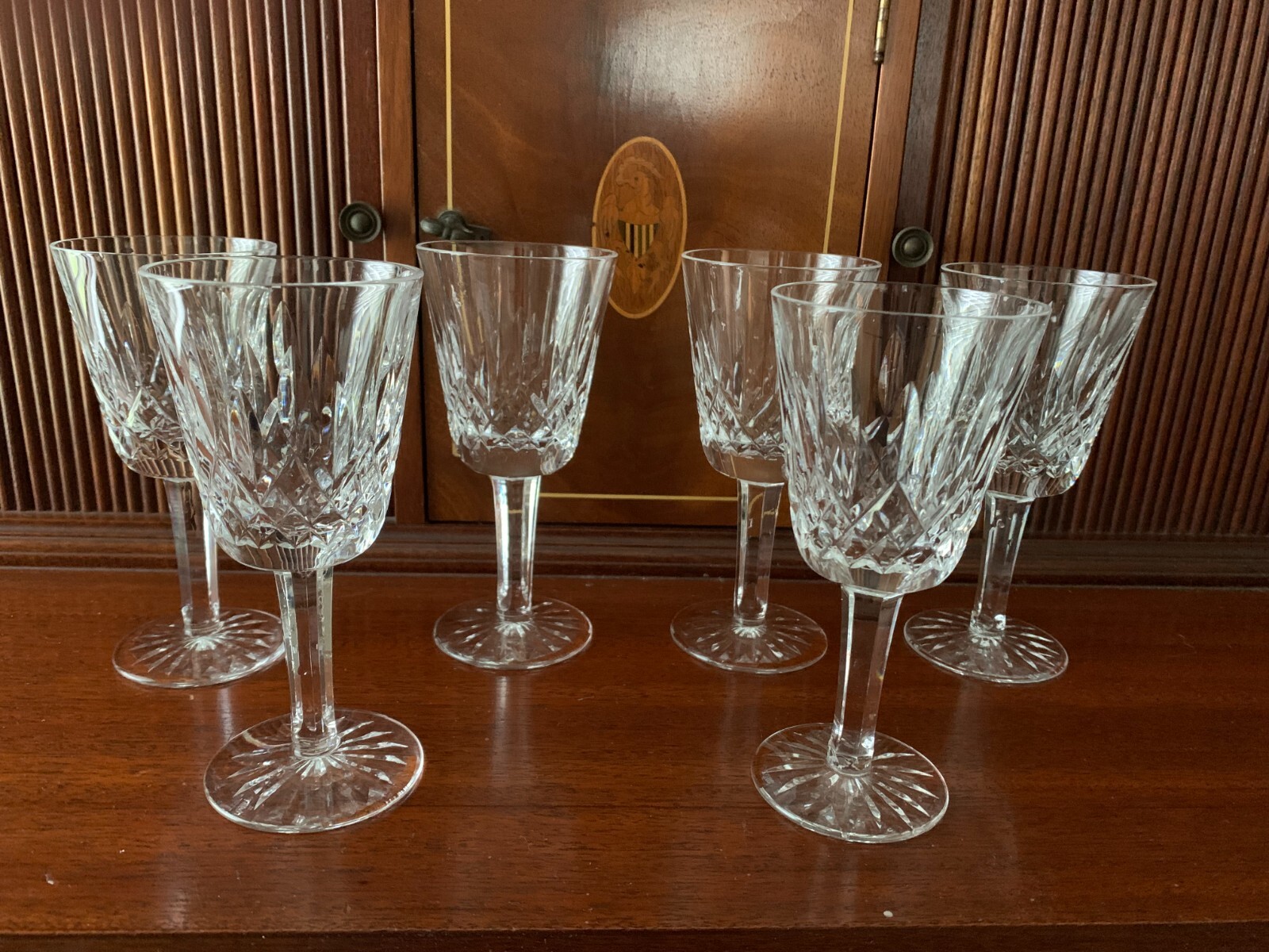 Waterford Lismore 5.5-inch Rounded Bottom Wine Glasses Set of 6