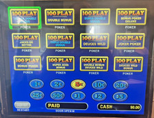 IGT GAMEKING 100 Play Poker Software M0000723...