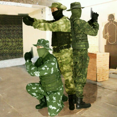 Russian Army Camouflage KMX Combat Uniform CS Cosplay Suit