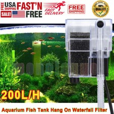 Nuevo acuario pecera mini cascada colgar en bomba de oxígeno externa filtro de agua