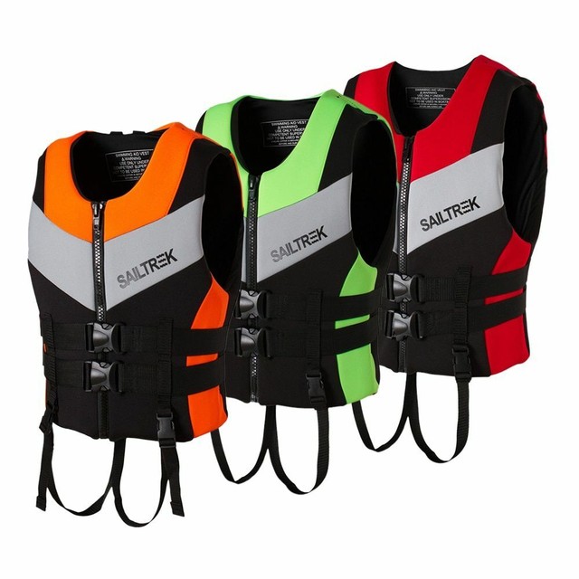 Outdoor Water Sports Life Jackets For Adults Swimming Wear Safety Vest Equipment eBay