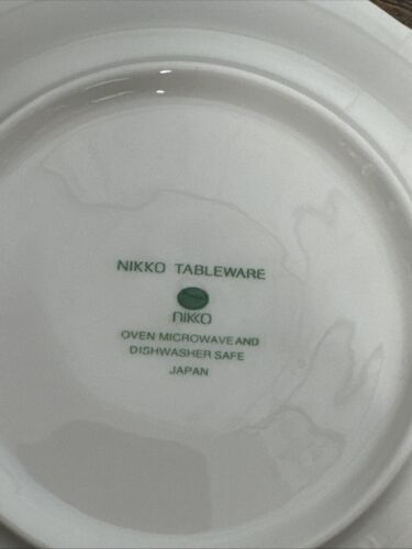 Nikko Tableware Precious Scalloped Pink Roses Floral Saucer Japan - Picture 3 of 5