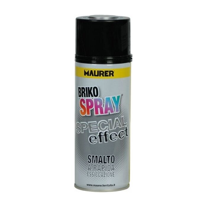 Smalto Alte Temperature 800° Briko Spray Maurer 400 ml Nero Opaco cf. 6 Pz