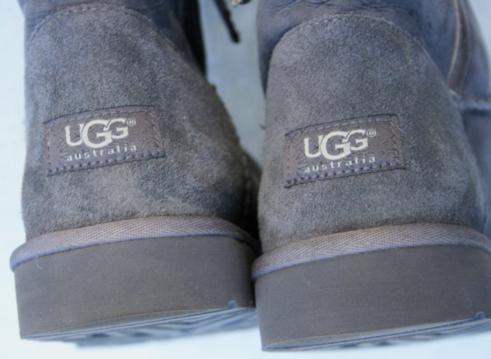 UGG Josette Leather Shearling Bow-Band Boot, Gray/Grey Womens US 11/EU 42/UK 9.5 image 9
