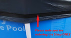 10,12,15 ,16FT ELASTICATED POOL STRAP HELPS KEEP COVER ON  (COVER NOT INCLUDED)