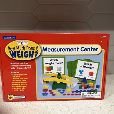 Lakeshore How Much Does It Weigh? Measurement Center #LL407 NEW SEALED Age 4