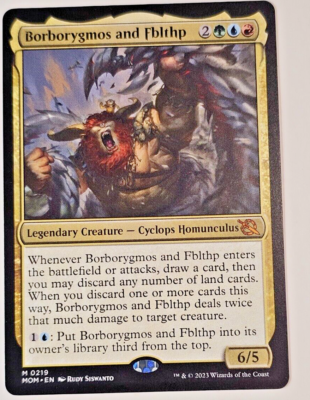 Borborygmos and Fblthp - 219 - MOM - NM - MTG Magic the Gathering | eBay