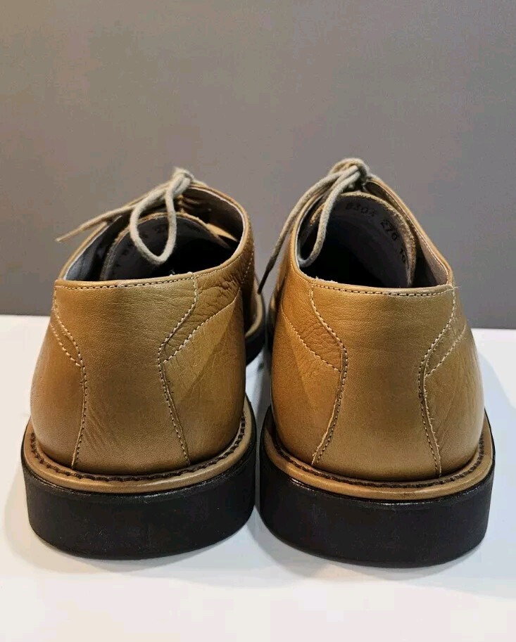 Bacco Bucci Mens Oxford Dress Shoes Size 10 Tan Leather Lace  display picture 2