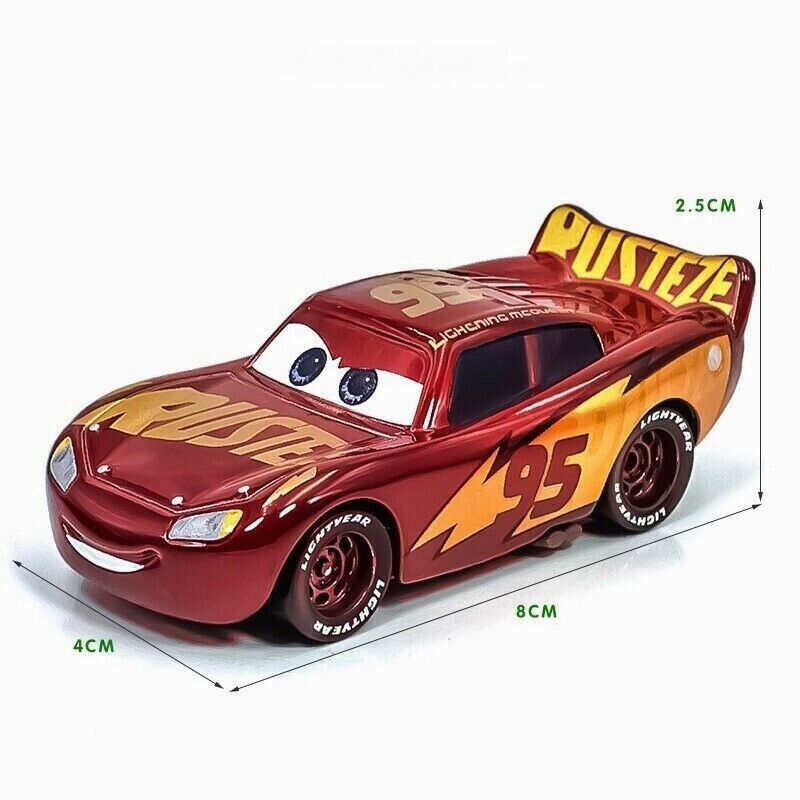  Disney Pixar Cars Rust-Eze Racing Center Lightning McQueen :  Toys & Games