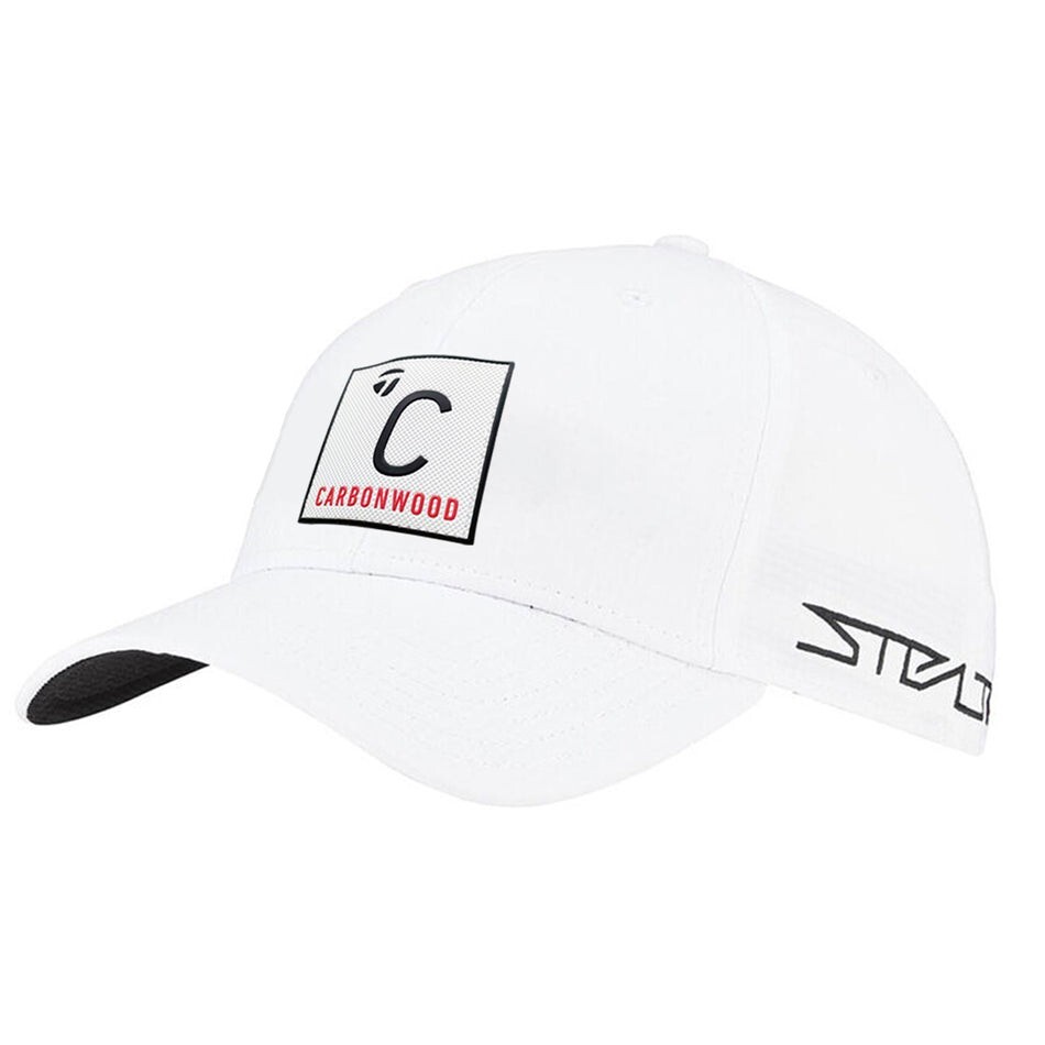 NEW TaylorMade Carbonwood White Adjustable Golf Hat/Cap | eBay