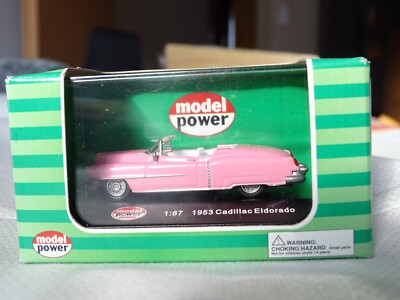 model power Minis 19234, 1:87, 1953 Cadillac ''Eldorado'', Pink, Cabriolet, Guss