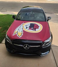 Washington Redskins Retro Auto Hood Cover | Sports Flags | Hood Flags |150x120cm