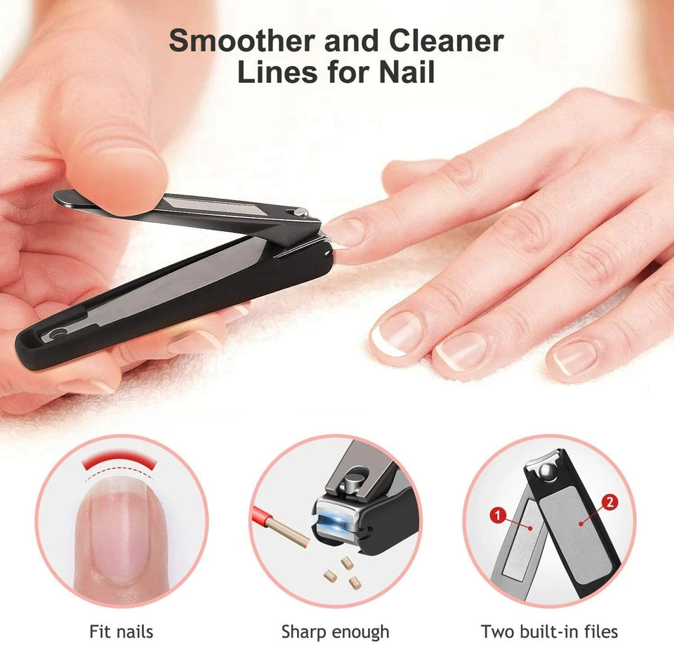 Elegant Touch Large Toe Nail Clippers Cutters Trimmer Nipper Finger Effortless - Image 4 of 4
