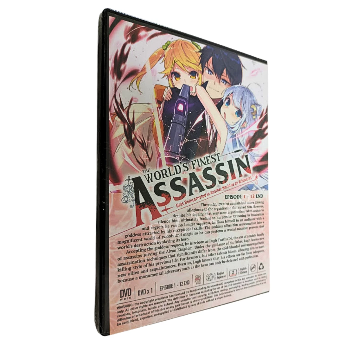 ANIME DVD~ENGLISH DUBBED~Sekai Saikou No Ansatsusha(1-12End)All