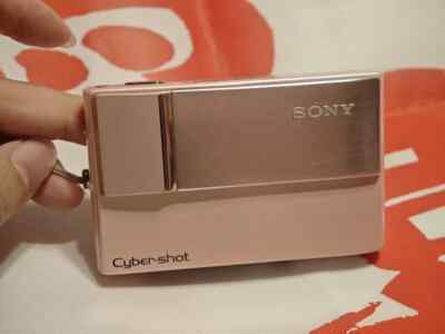 Sony Cyber-shot DSC-T10 7.2MP 3x Optical Zoom Digital Camera - Pink