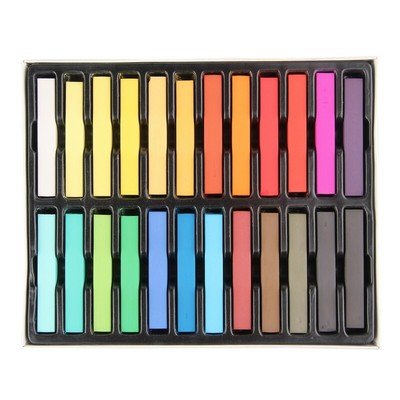 Hair Chalk Temporary Hair Dye Colour Kit Pastels Colours Salon Kit