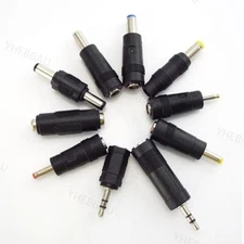 DC 5.5X 2.1mm 2.5mm 3.5mm 1.35mm female to male female adapter Connectors 9H