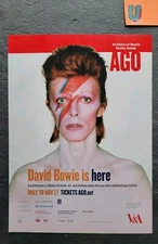 David Bowie Exhibit At Toronto art Gallery Promo Print Advertisement 2013