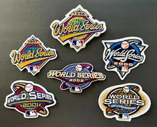MLB WORLD SERIES SPECIAL - ANY ONE OF THESE WS PATCHES FOR $9.95 EA. - U PICK