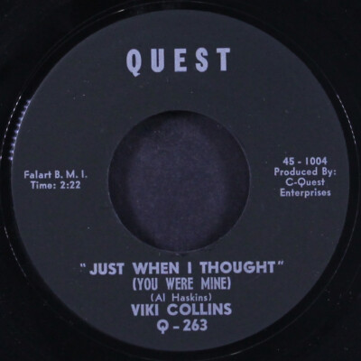 VIKI COLLINS: just when i thought (you were mine / i love you because you're you